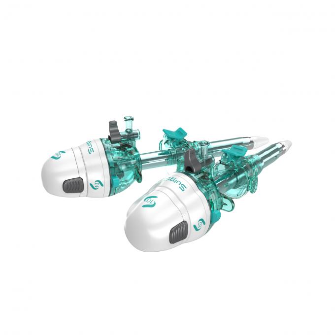 Disesuaikan 10mm Disposable Hasson Trocar Dengan Suture Holder Surgsci 1