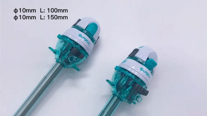 berita perusahaan terbaru tentang Surgsci Visible Tip Disposable Optical Trocar 10mm untuk Laparoscopic Abdominal Surgery.  0
