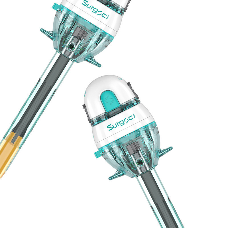 Surgsci CE ditandai 12mm Blade Trocar sekali pakai Laparoscopic Trocar untuk ruang operasi