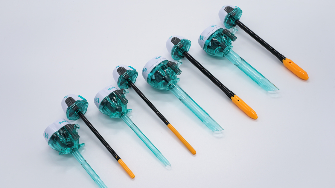 Surgsci CE ditandai Laparoscopic Trocar 5 / 10 / 12mm Kelas II Blade Trocar