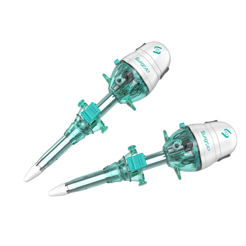12mm Laparoskopi sekali pakai Trocar Tipe Hasson Dan Cannula untuk Bedah Perut