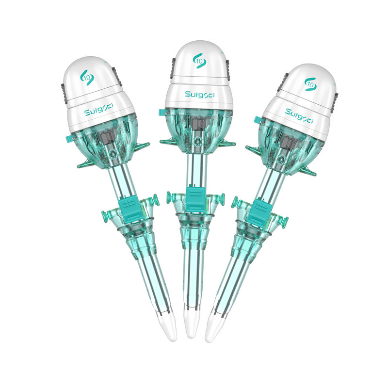 12mm Laparoskopi sekali pakai Trocar Tipe Hasson Dan Cannula untuk Bedah Perut