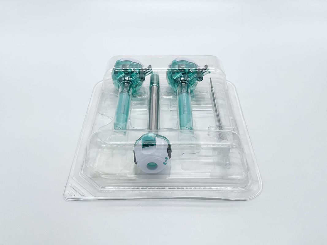 Surgsci Trocar Kit 12mm Bedah Perut Instrumen Steril Kit Trocar Terlihat Set Trocar Optik